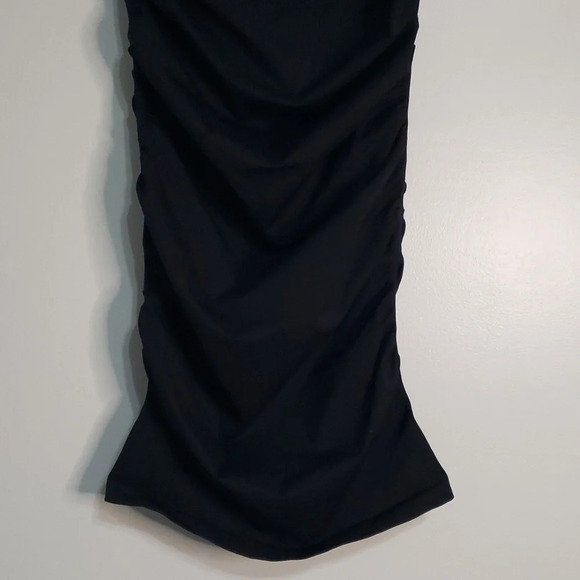 Blanqi Dress Maternity Short Sleeves Small / Medium Black Bodycon Stretchy Comfy - Picture 6 of 9